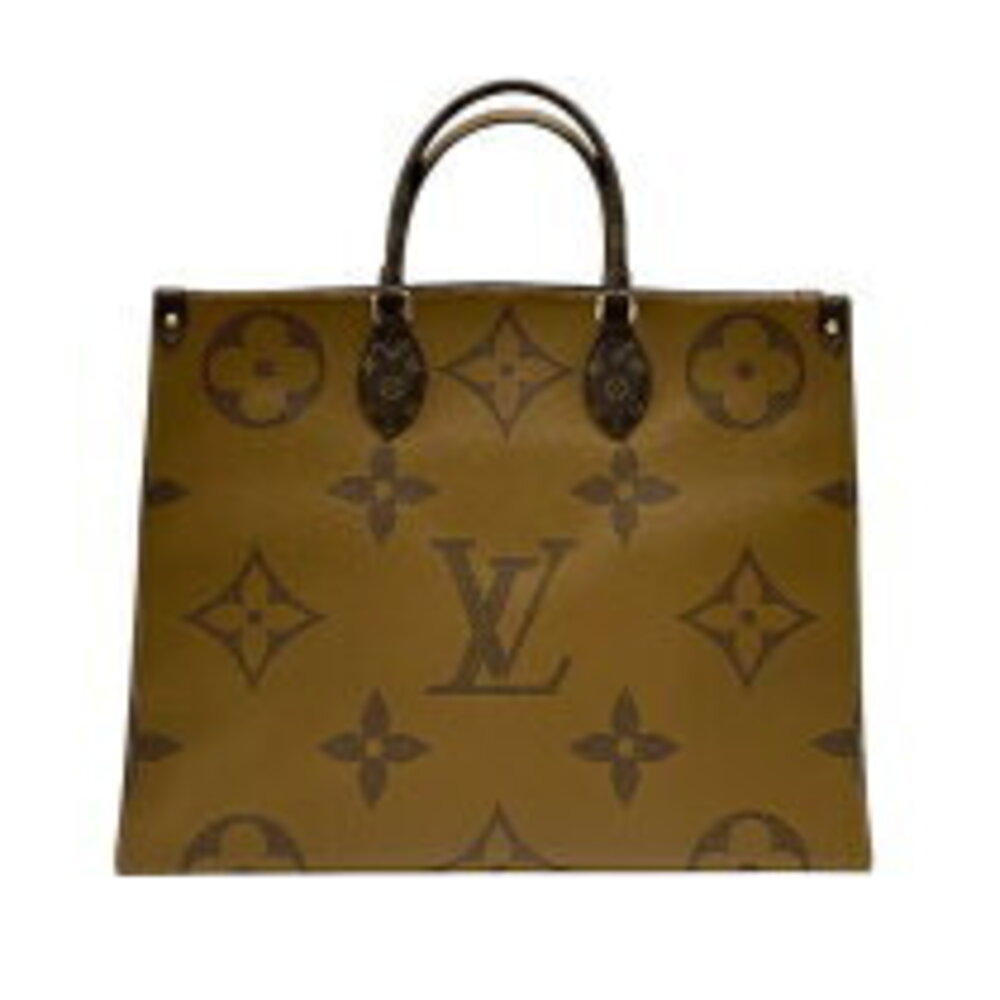 Louis Vuitton the Monogram Tote Go Giant On Reverse Bag Shoulder